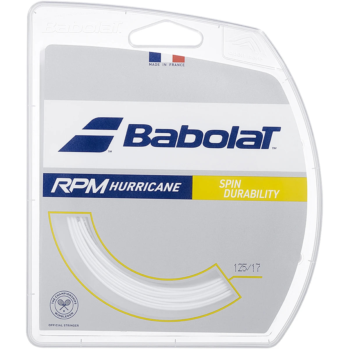 Cordage Babolat Rpm Hurricane (12 Mètres) (Ex Pro Hurricane Tour)