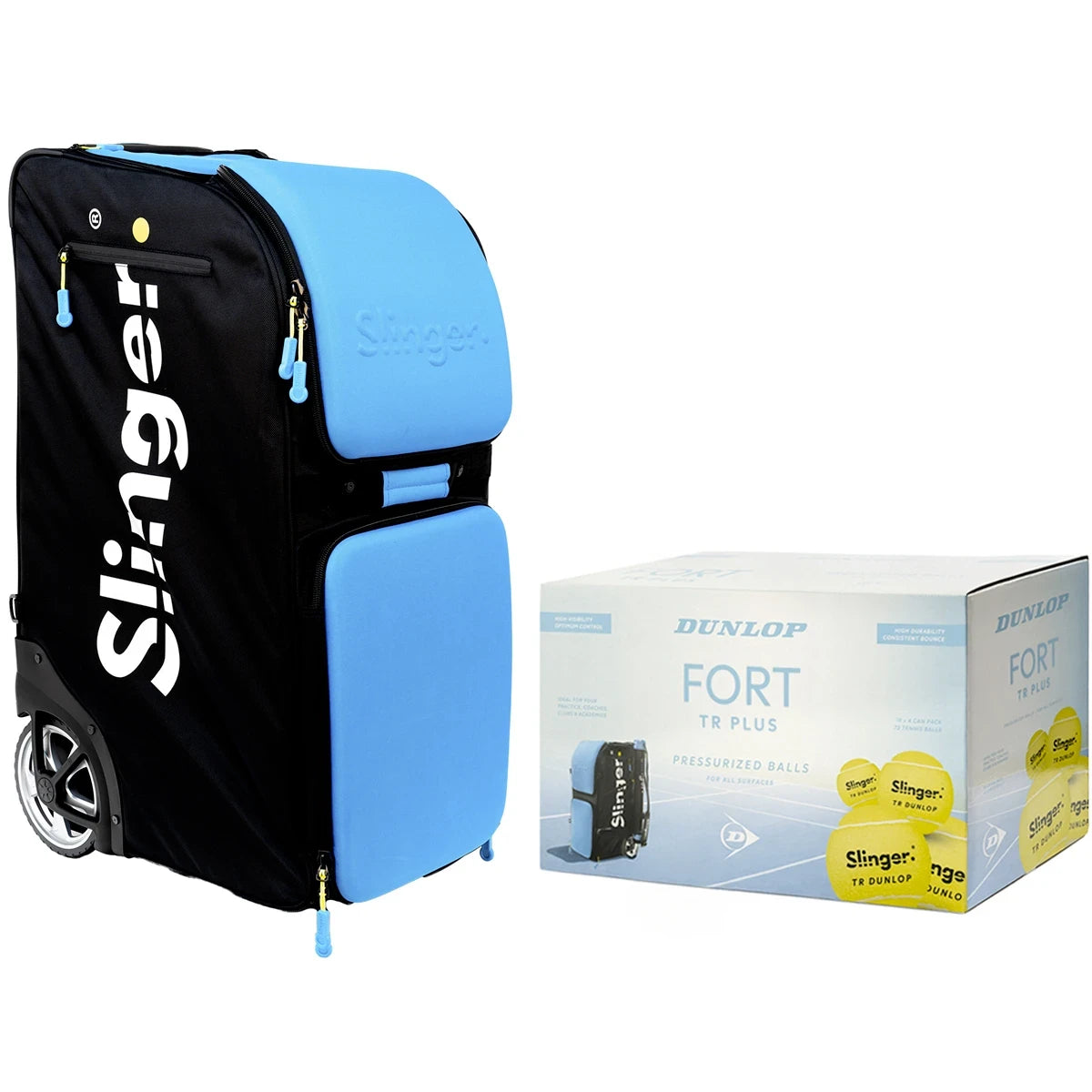 Slinger Tennis Tournament Pack + 1 Carton de 72 Balles