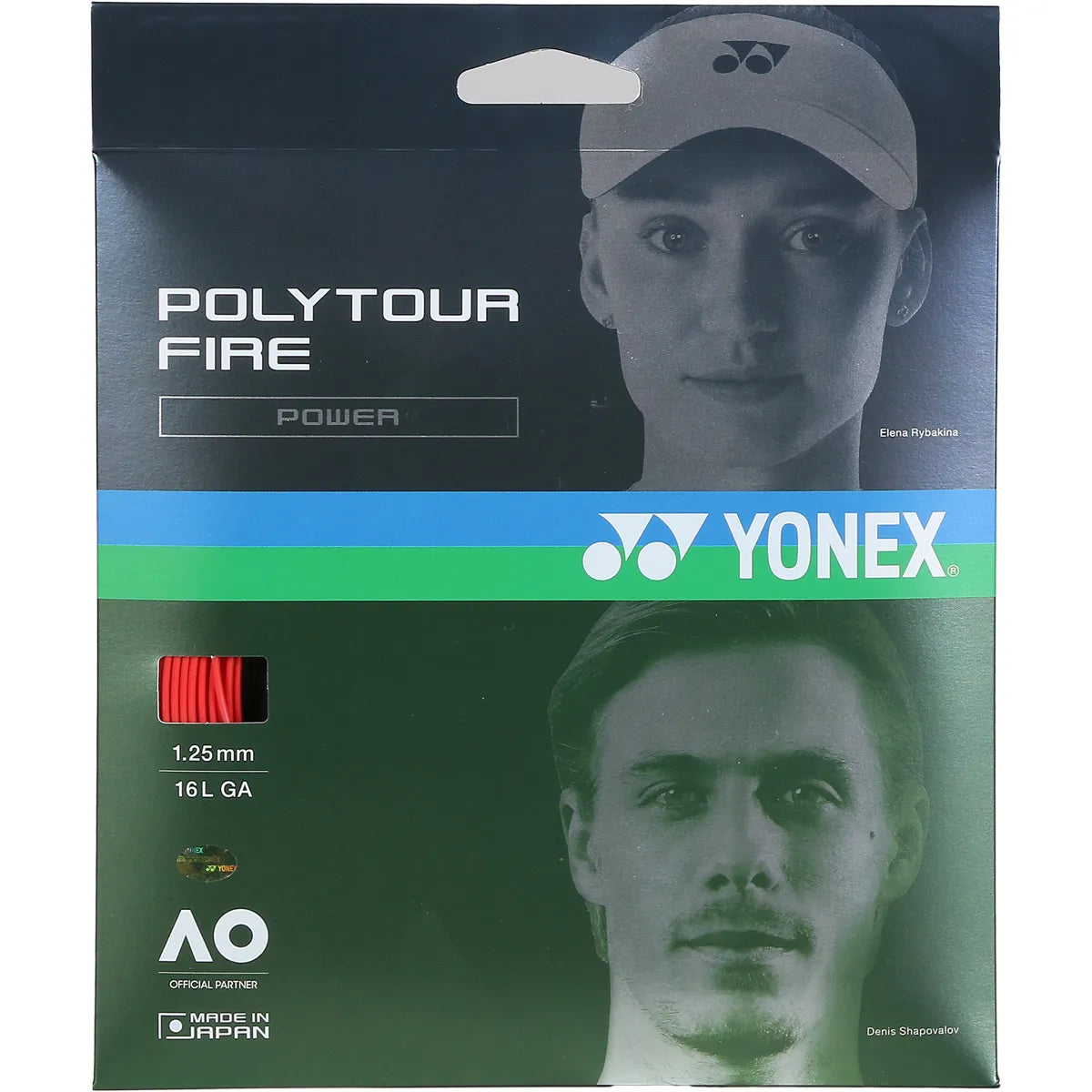 Cordage Yonex Polytour Fire (12 Mètres)