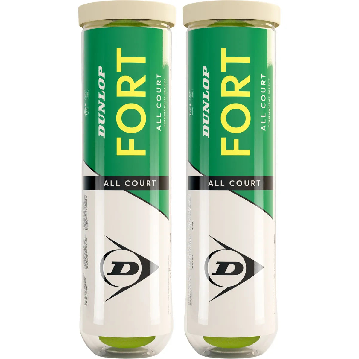 Bipack de 4 Balles Dunlop Fort Tournament Select