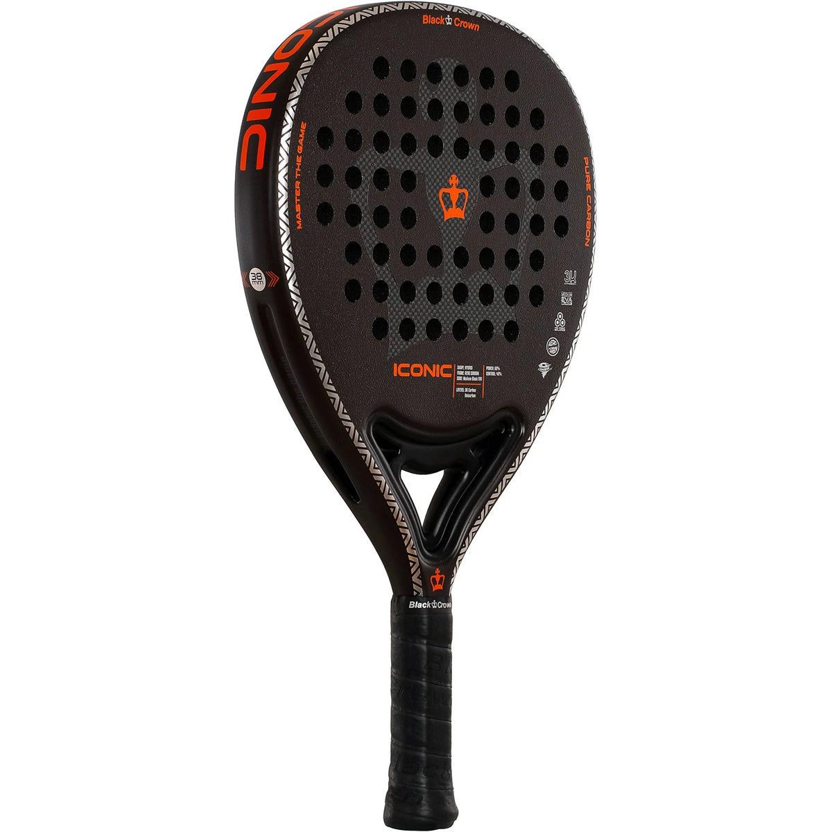 Raquette de Padel Black Crown Iconic
