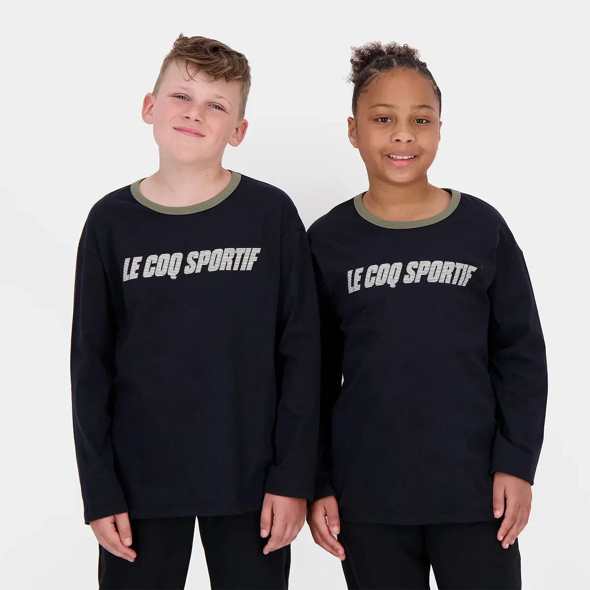 T-Shirt Le Coq Sportif Junior Manches Longues Graphique