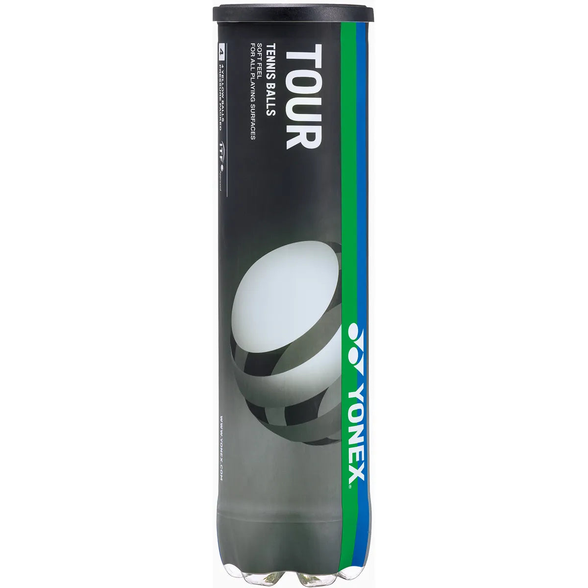 Tube de 4 Balles Yonex Tournament