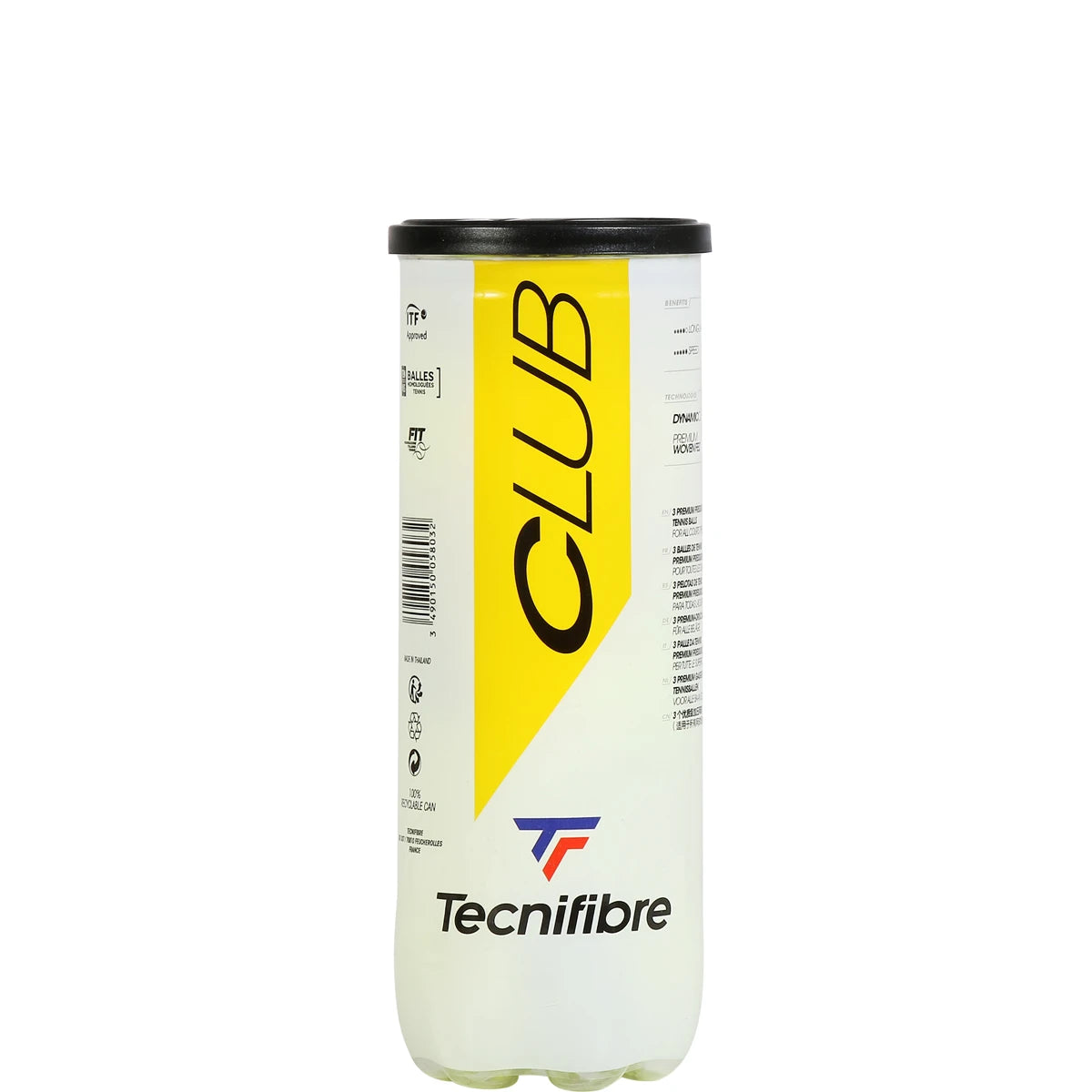 Tube de 3 Balles Tecnifibre Club