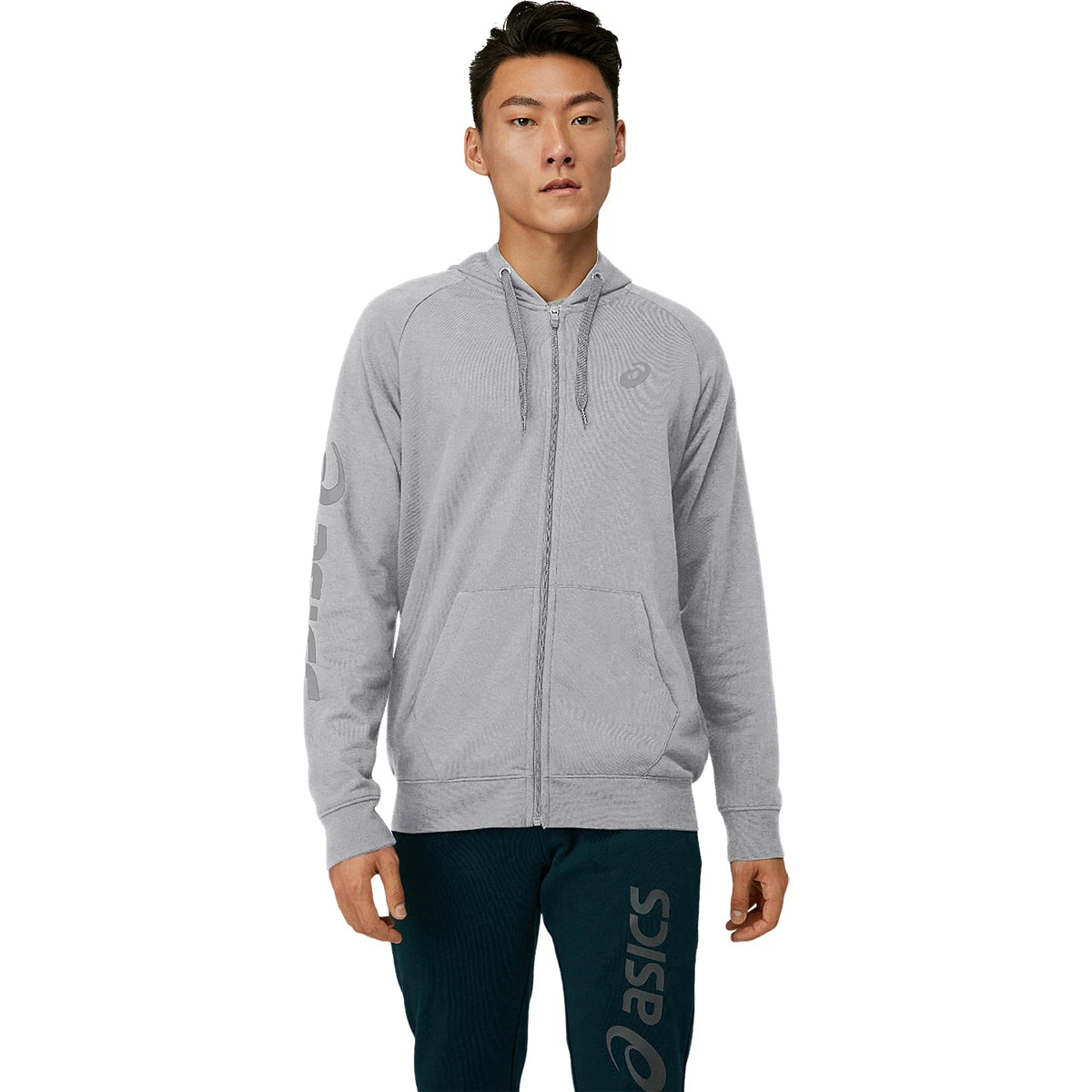 Sweat Asics Big Logo A Capuche Full Zip Training