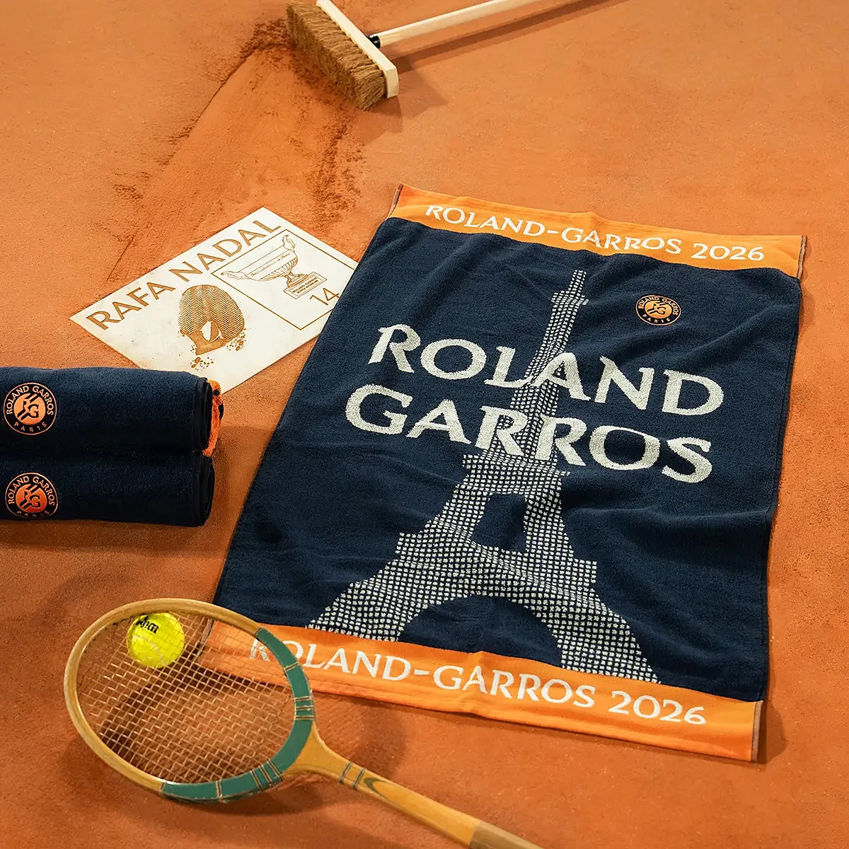 Serviette Roland-Garros 2026 Officielle Joueur / Joueuse