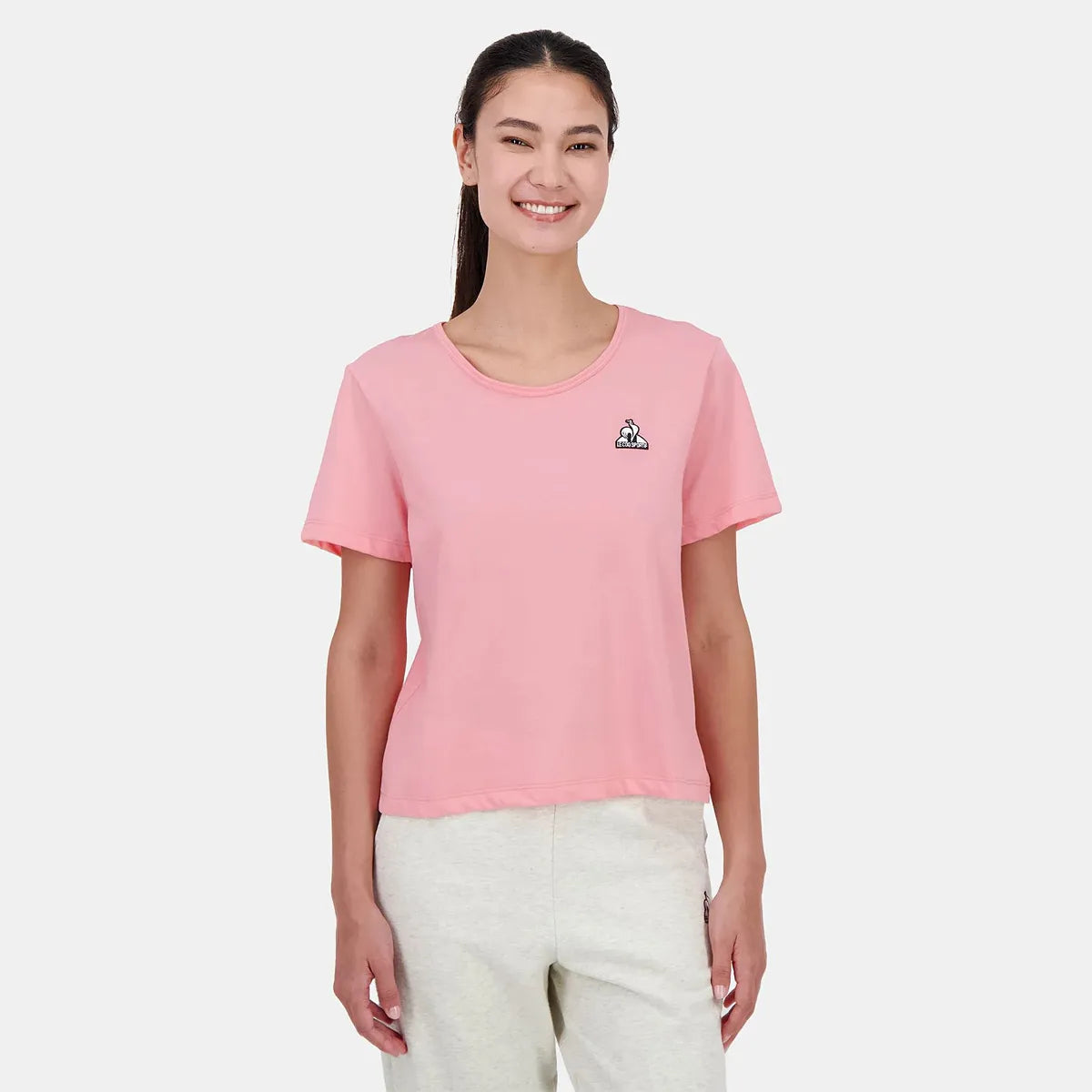 T-Shirt Le Coq Sportif Femme Contemporain