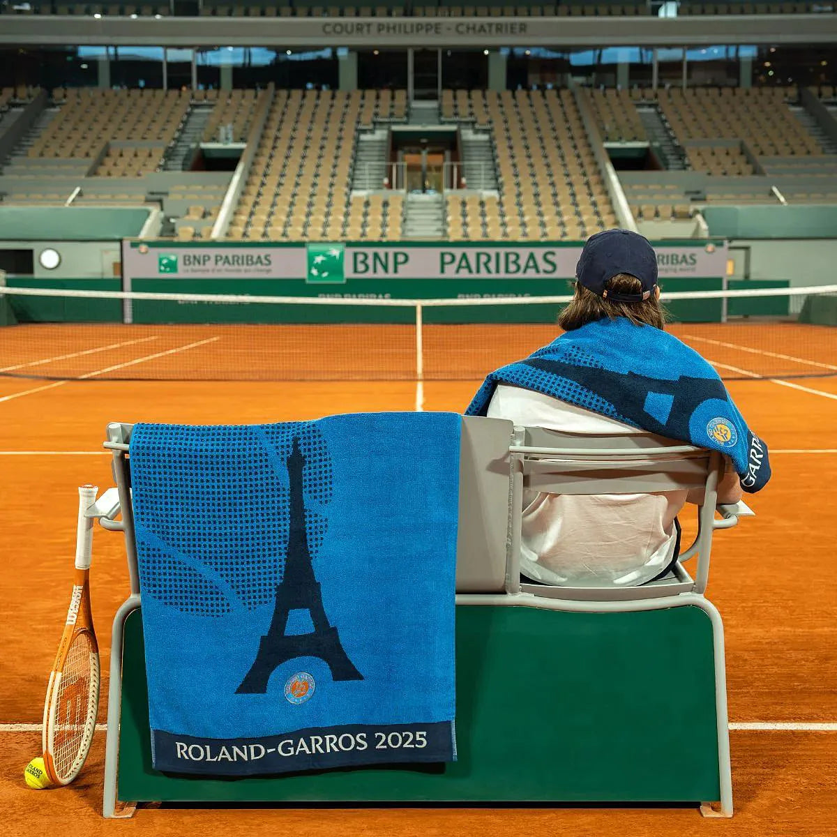 Serviette Roland-Garros 2025 Officielle Joueur / Joueuse