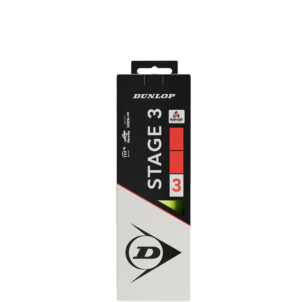 Sachet de 3 Balles Dunlop Mini Tennis Stage 3