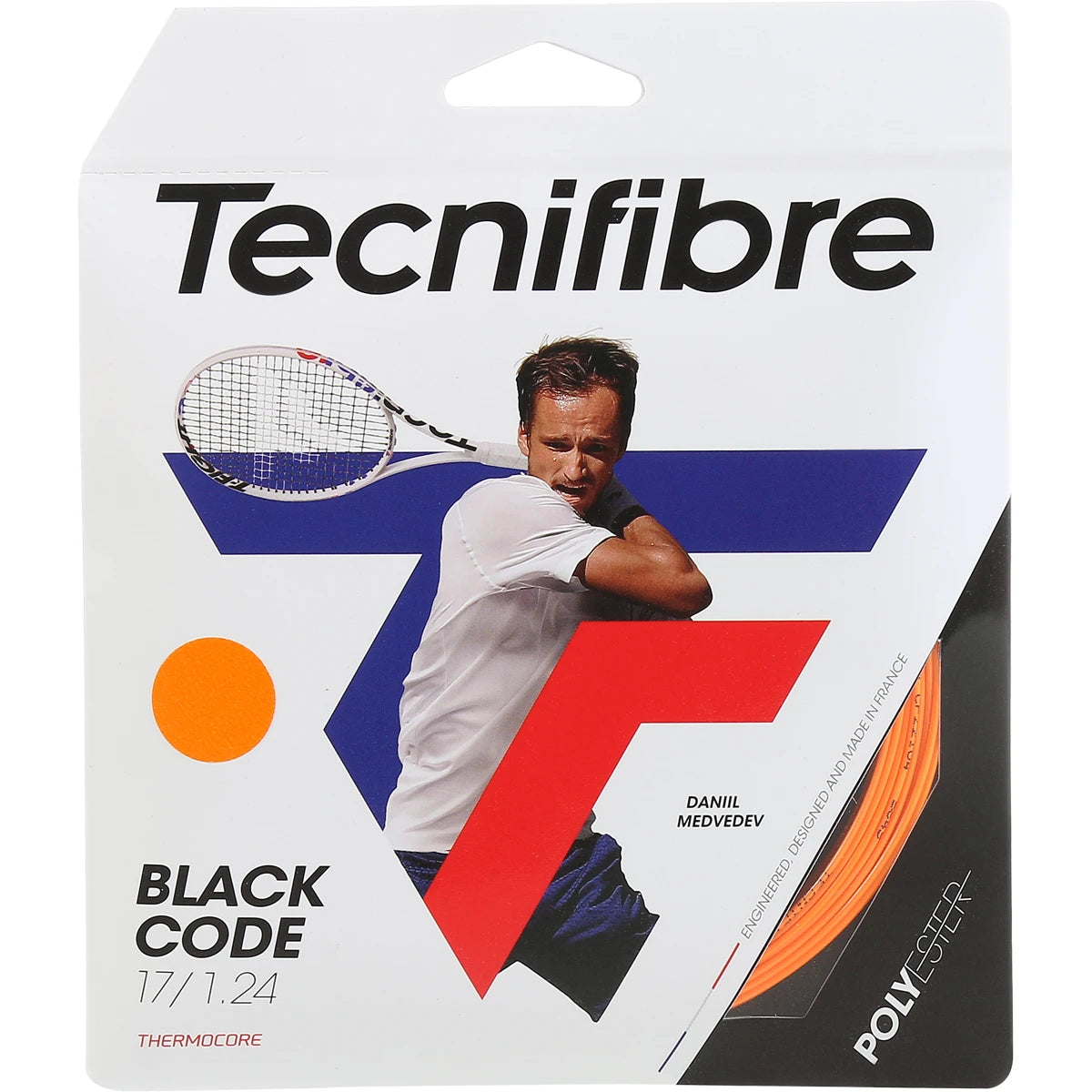 Cordage Tecnifibre Black Code Fire (12 Mètres)