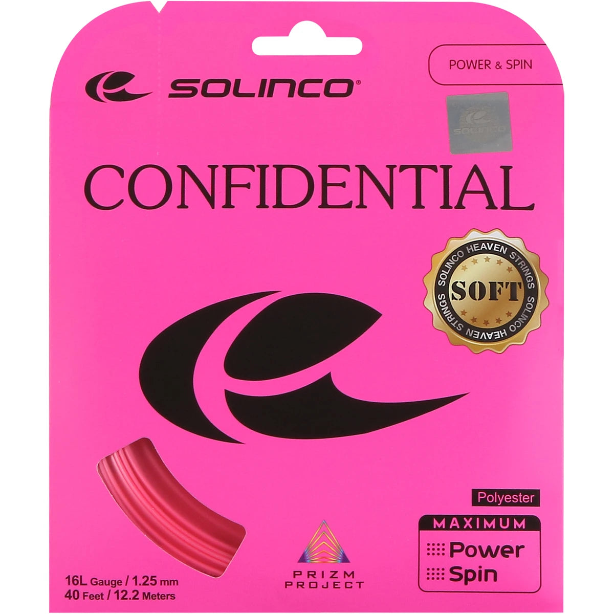 Cordage Solinco Confidential Soft Pink (12 Mètres)