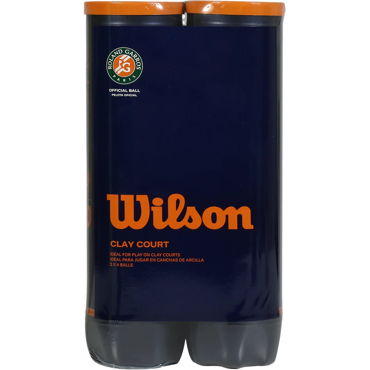Bipack de 4 Balles Wilson Roland Garros Official Clay