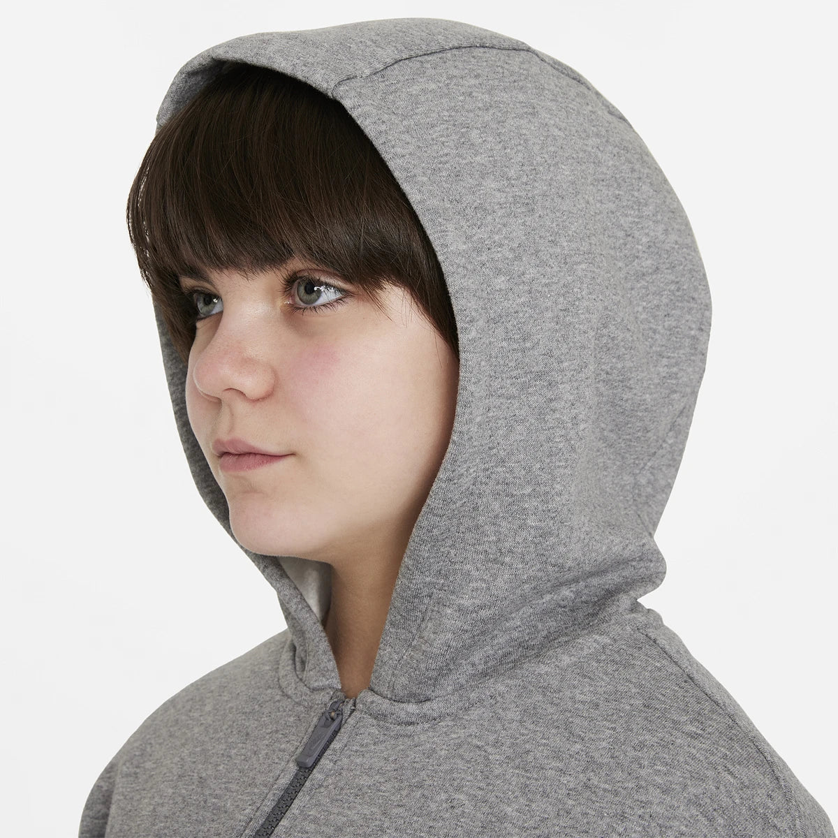 Sweat Nike Junior Fille Sportswear Club Fleece Full Zip A Capuche