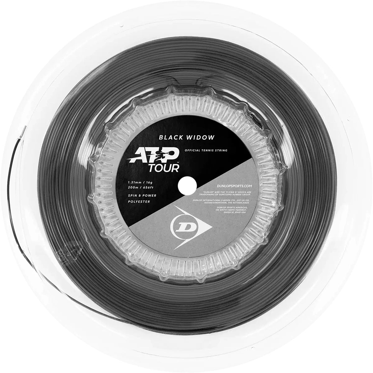 Bobine Dunlop Black Widow (200 Mètres)
