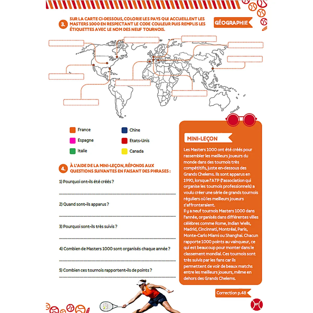 (Francais Uniquement) Le Cahier Sportif Wilson Ce1-Ce2