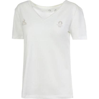 T-Shirt Le Coq Sportif Col V Paris 2024 Essentiel