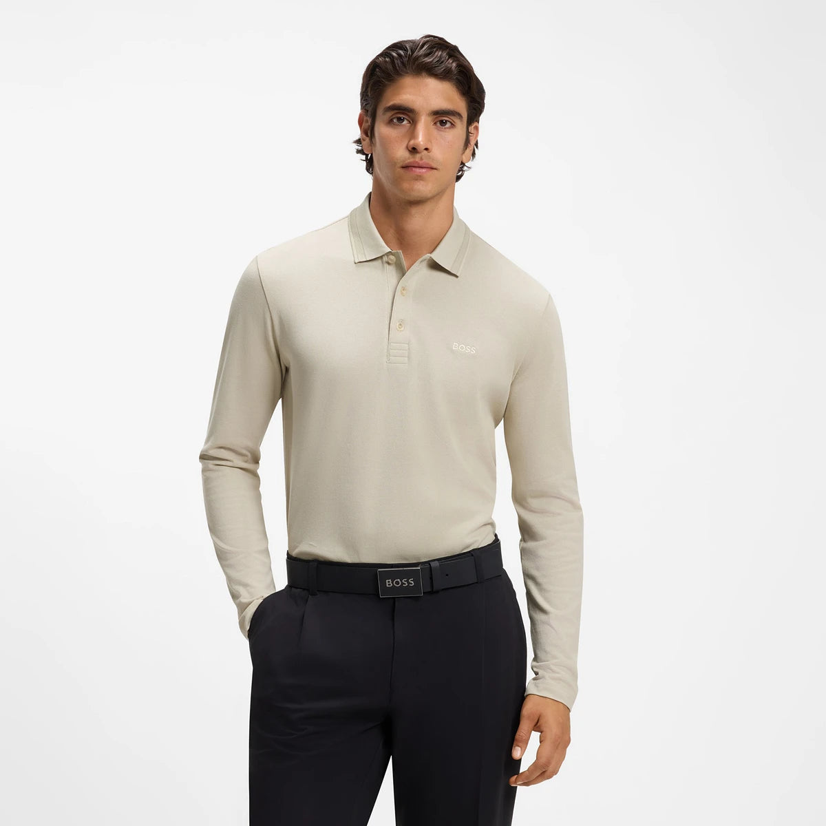 Polo Boss Manches Longues Plisy