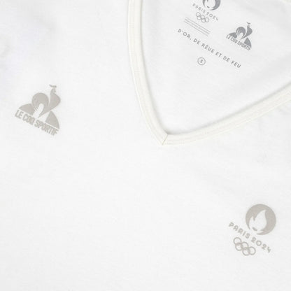 T-Shirt Le Coq Sportif Col V Paris 2024 Essentiel