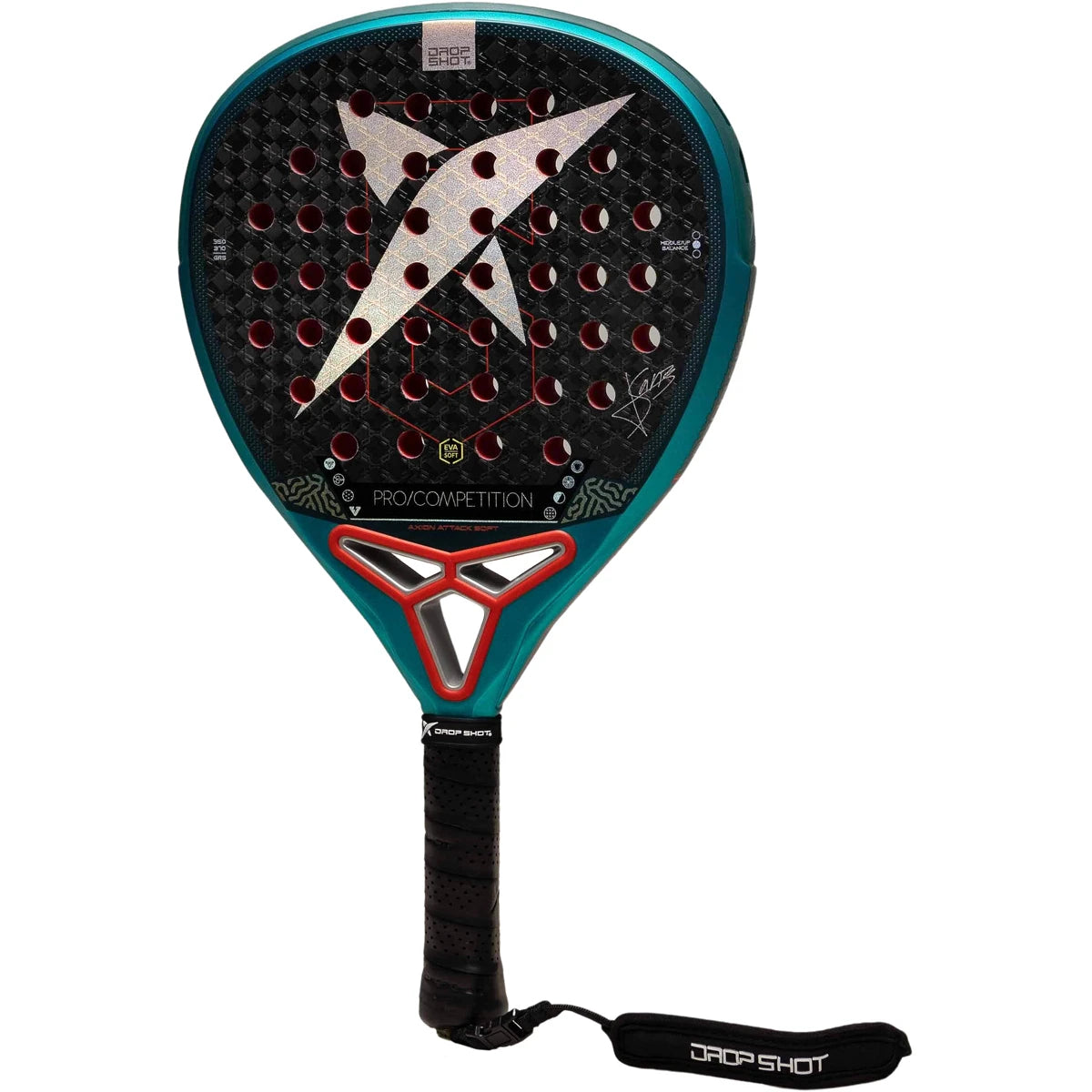 Raquette Padel Test Drop Shot Axion Attack Soft