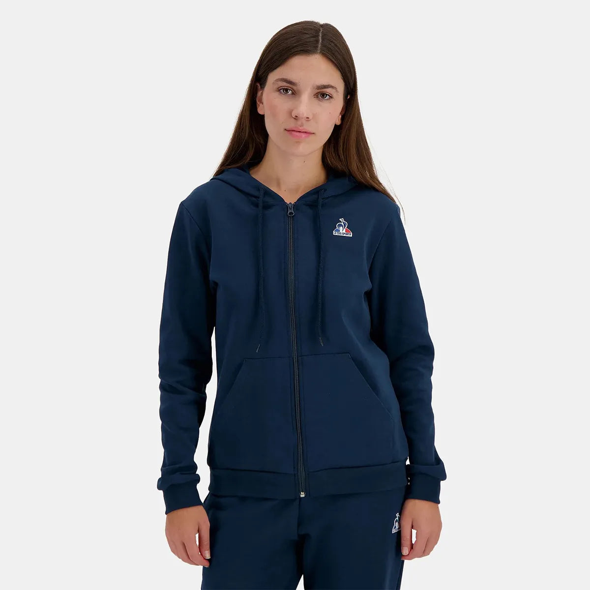 Sweat Le Coq Sportif Femme Essentiel Fz A Capuche