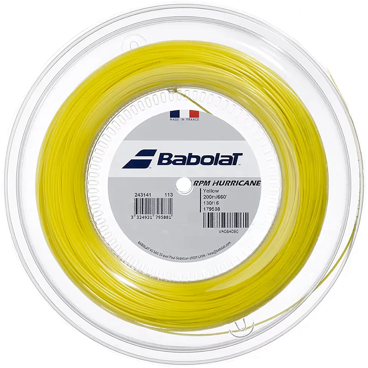 Bobine Babolat Rpm Hurricane (200 Mètres) (Ex Pro Hurricane Tour)