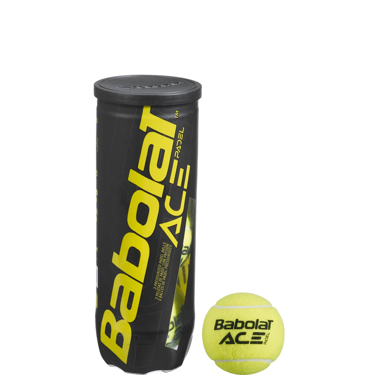 Tube de 3 Balles de Padel Babolat Ace