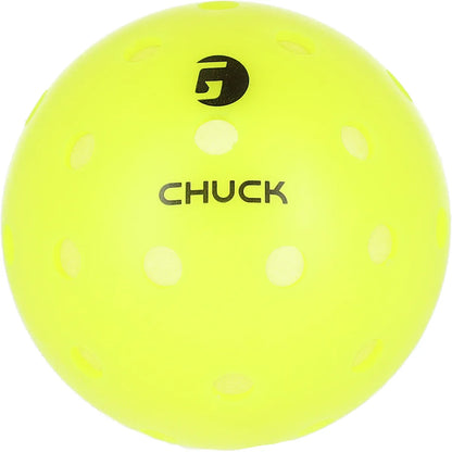 Pack de 6 Balles de Pickleball Gamma Chuck Exterieur