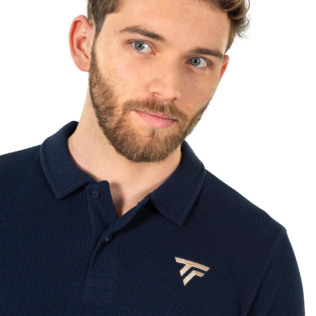 Polo Tecnifibre Waffle Marine