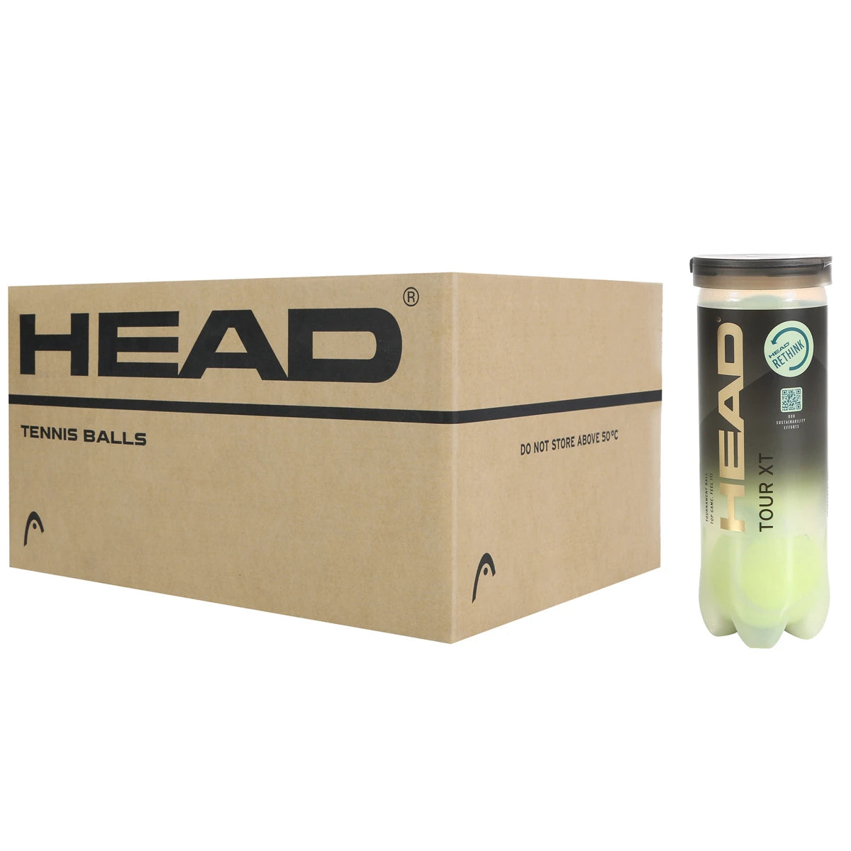 Carton de 24 Tubes de 3 Balles Head Tour Xt