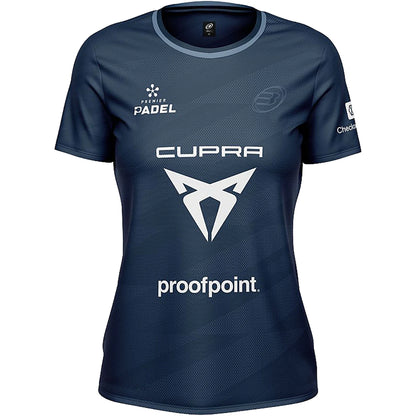 T-Shirt Bullpadel Femme Pinatar Officiel Ptf 2025 D.Brea