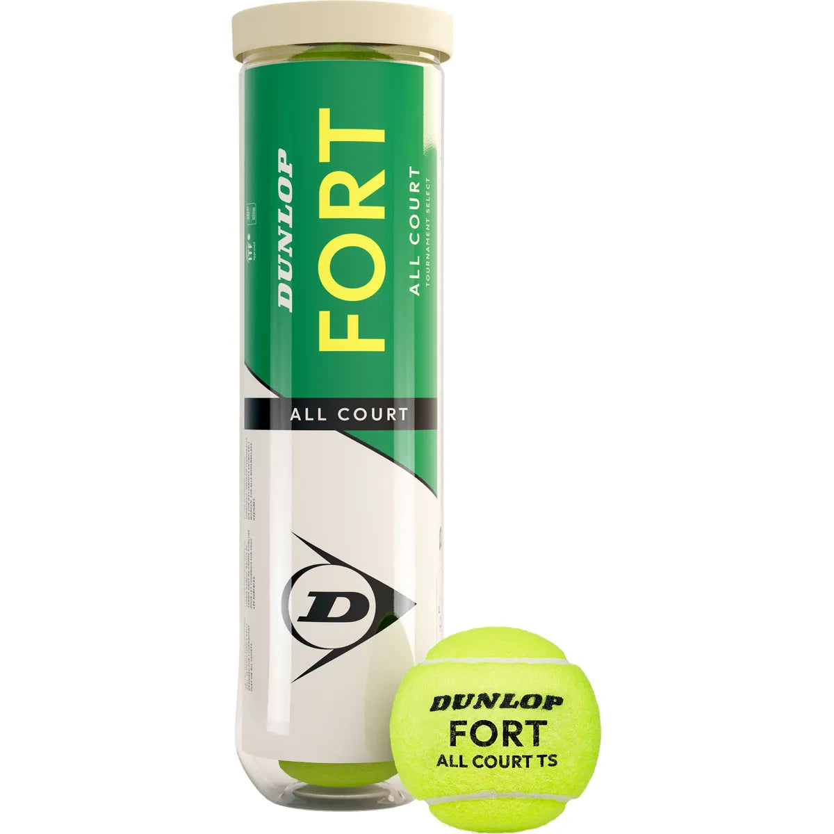 Tube de 4 Balles Dunlop Fort Tournament Select