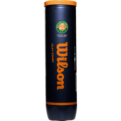 Tube de 4 Balles Wilson Roland Garros Clay Court