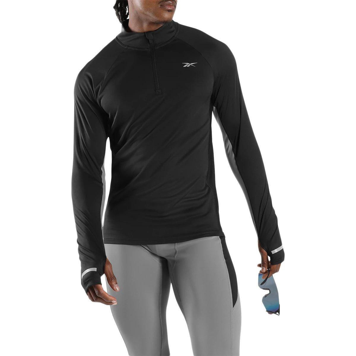T-Shirt Manches Longues Reebook Id Long Sleeve Vector 1/4 Zip