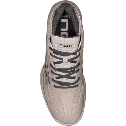 Chaussures Nox Padel At10 Lux Feather Gray/Raven