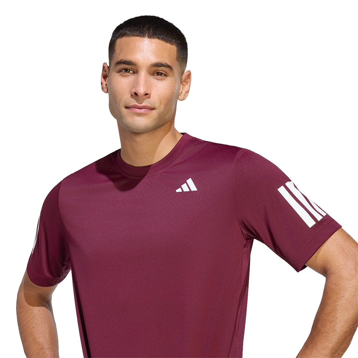 T-Shirt adidas Homme Club 3 Bandes