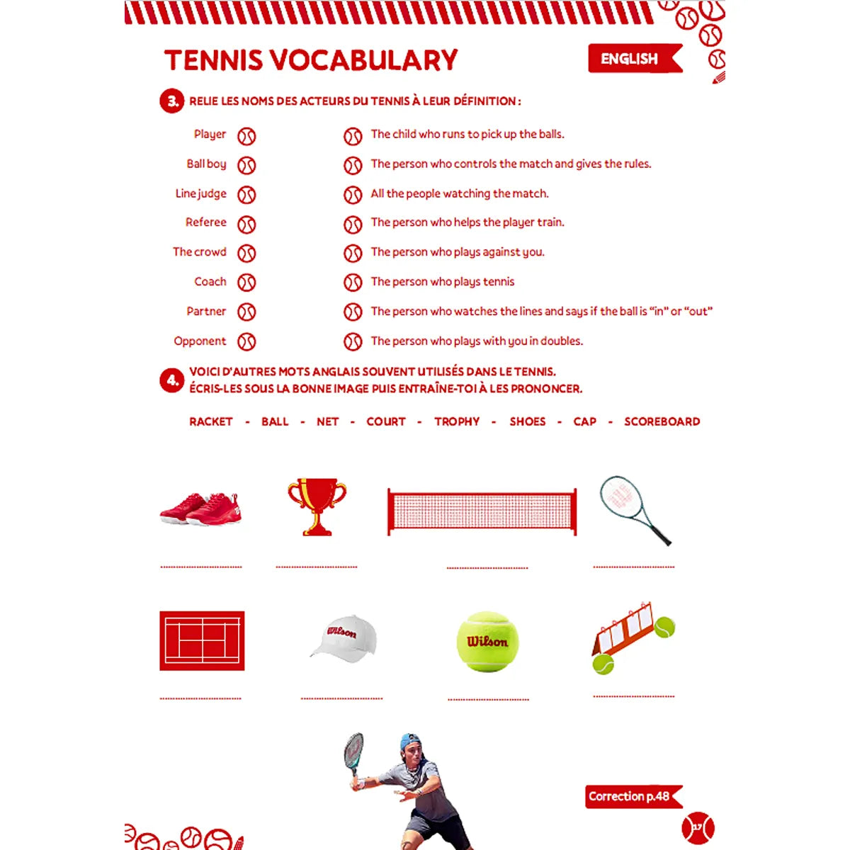 (Francais Uniquement) Le Cahier Sportif Wilson Cm1-Cm2