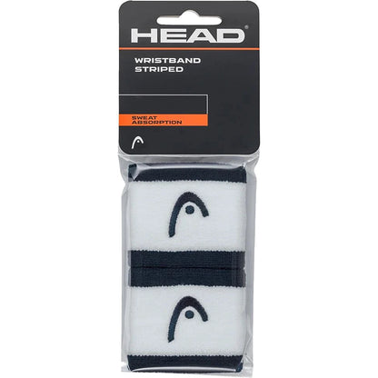 Paire de Serre Poignets Head Simple 2.5" Striped