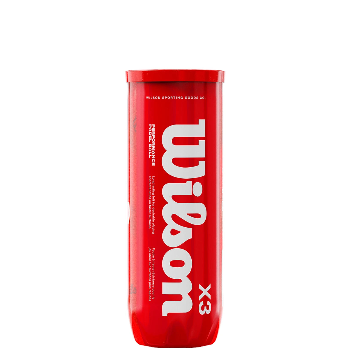 Tube de 3 Balles de Padel Wilson