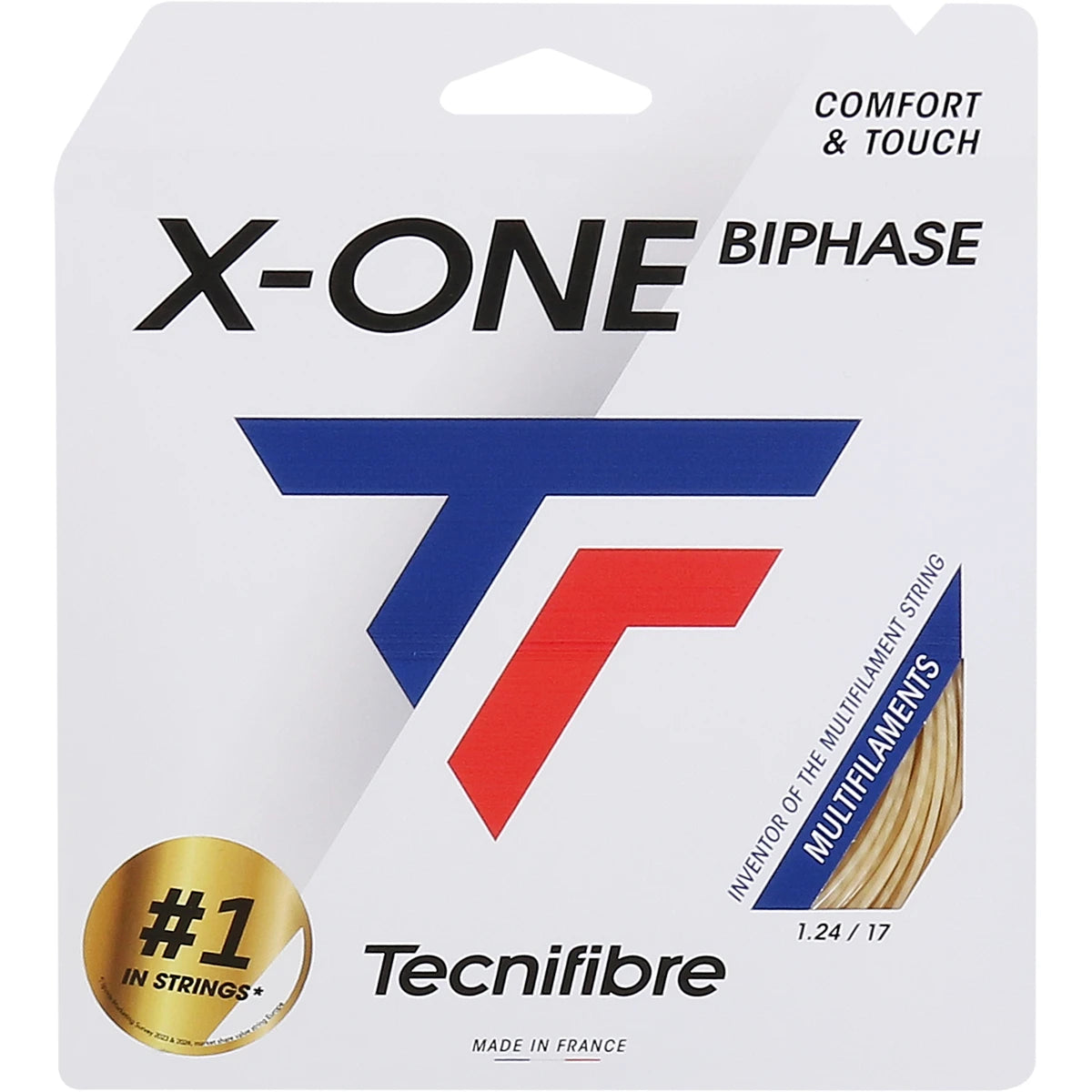 Cordage Tecnifibre X-One Biphase (12 Mètres)