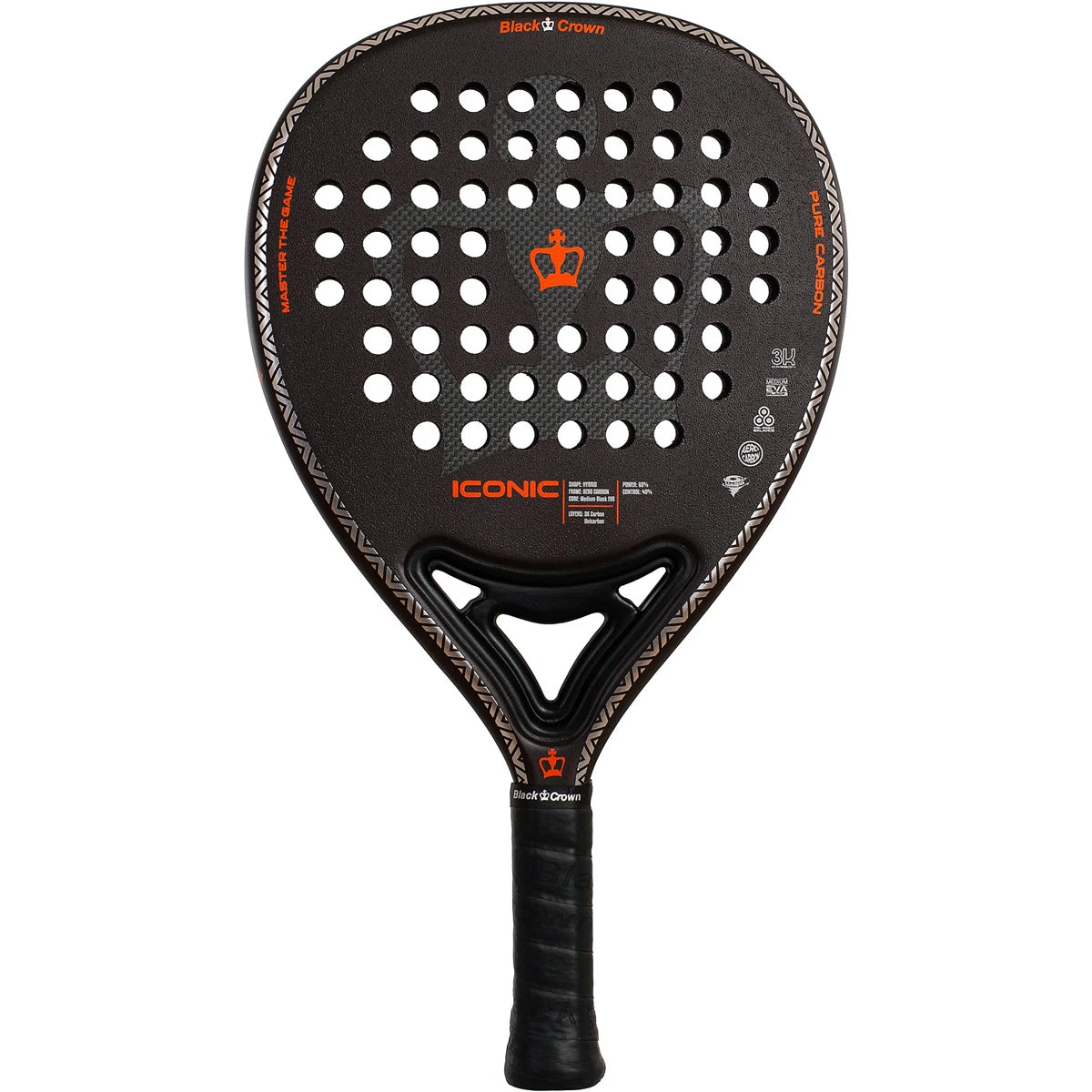 Raquette de Padel Black Crown Iconic