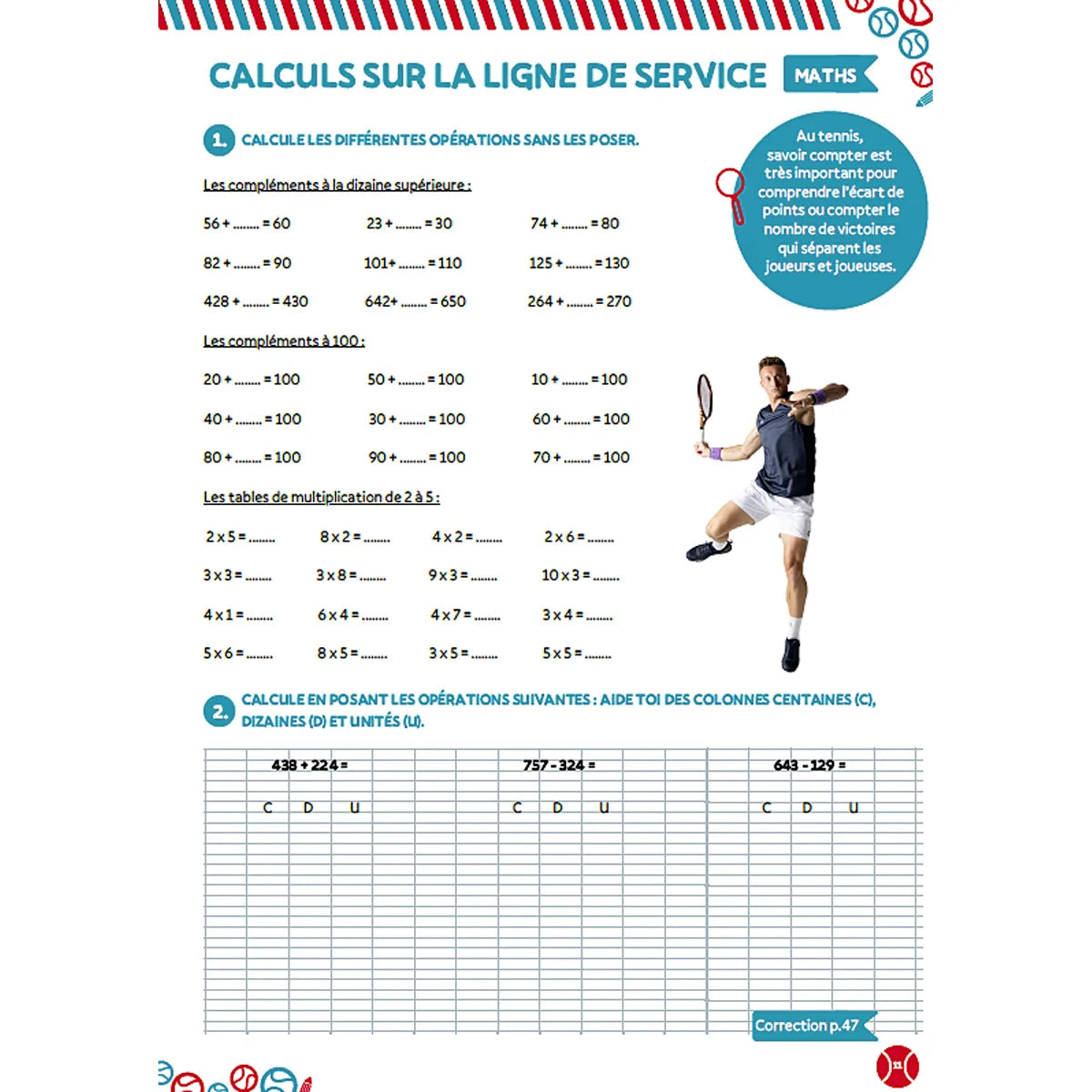 (Francais Uniquement) Le Cahier Sportif Wilson Ce1-Ce2