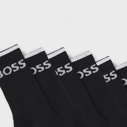 6 Paires de Chaussettes Boss Stripe