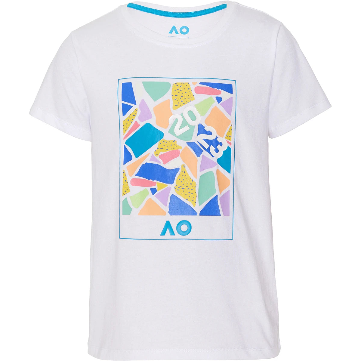 T-Shirt Australian Open Junior Fille Dated Mosaic