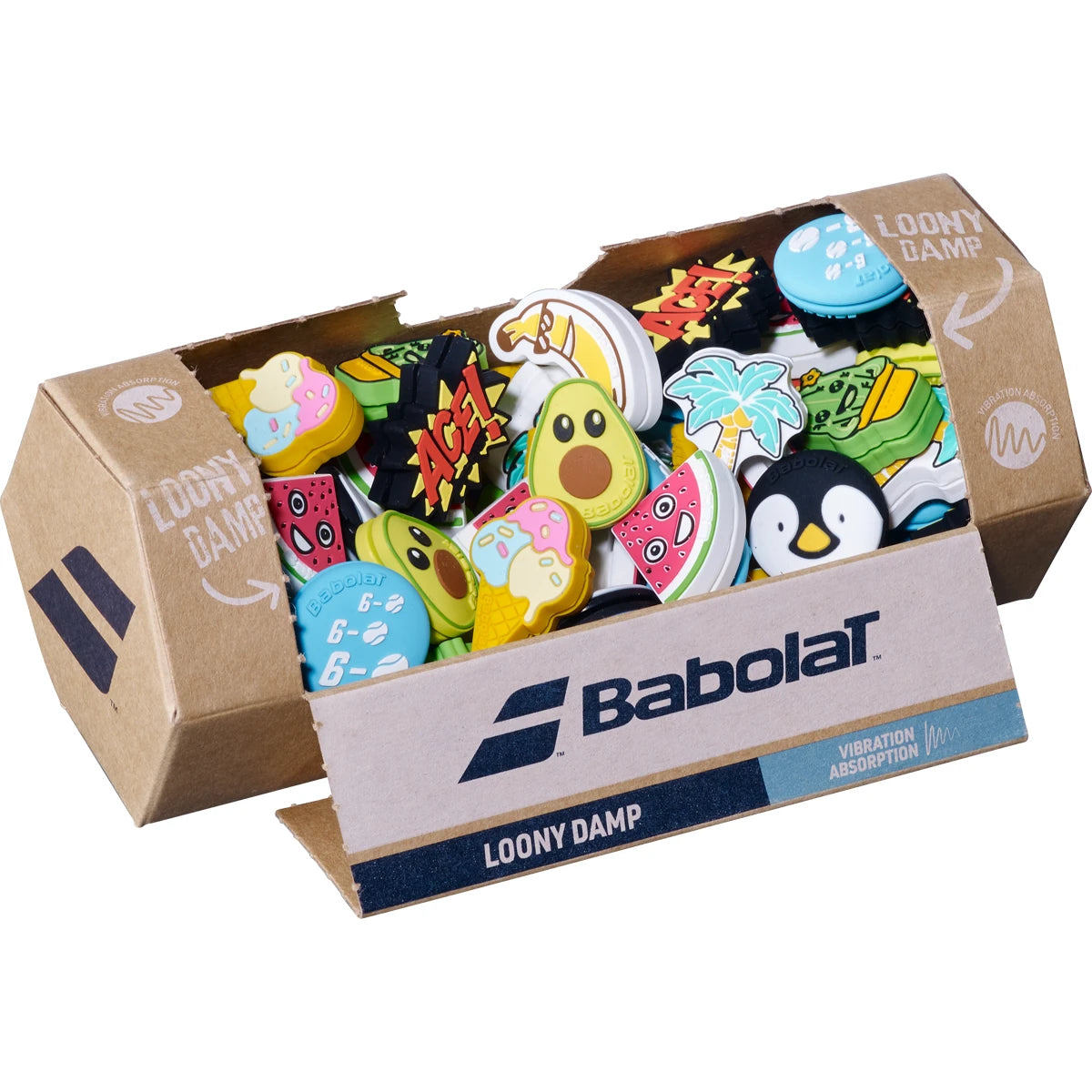 Boite de 75 Antivibrateurs Babolat Loony Damp
