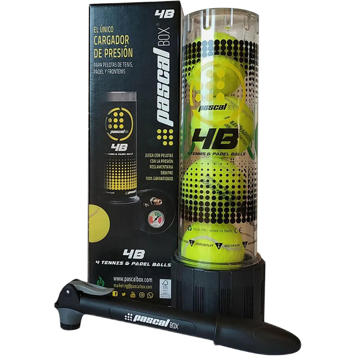 Accessoires de Pressurisation Bullpadel Pascal Box 4B