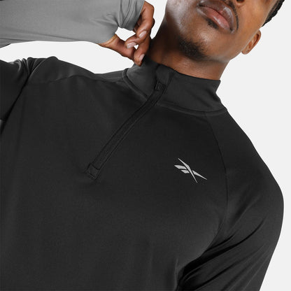 T-Shirt Manches Longues Reebook Id Long Sleeve Vector 1/4 Zip
