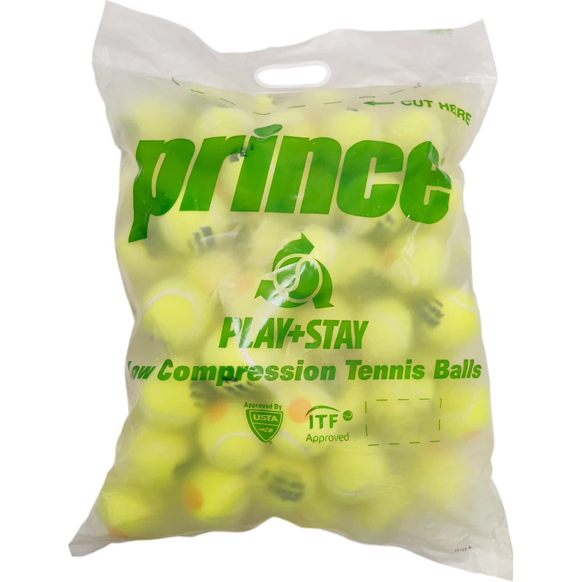 Sachet de 72 Balles Prince Mini Tennis Play & Stay Stage 2