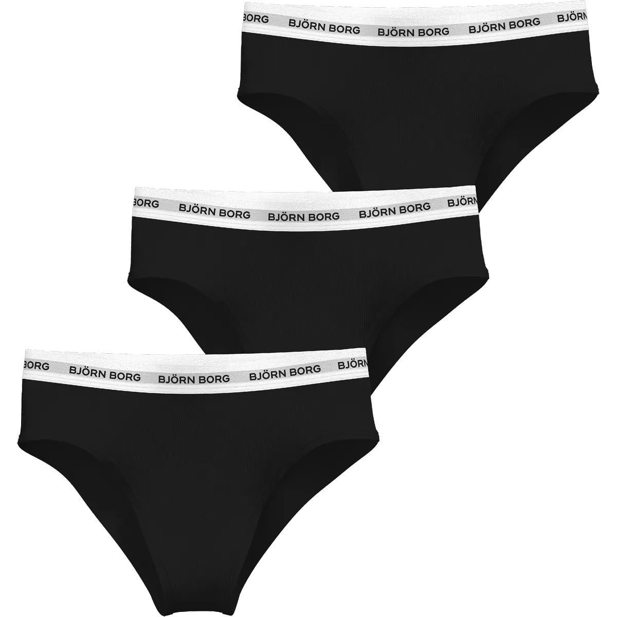 Pack 3 Culottes Bjorn Borg Femme Brief Taille Haute