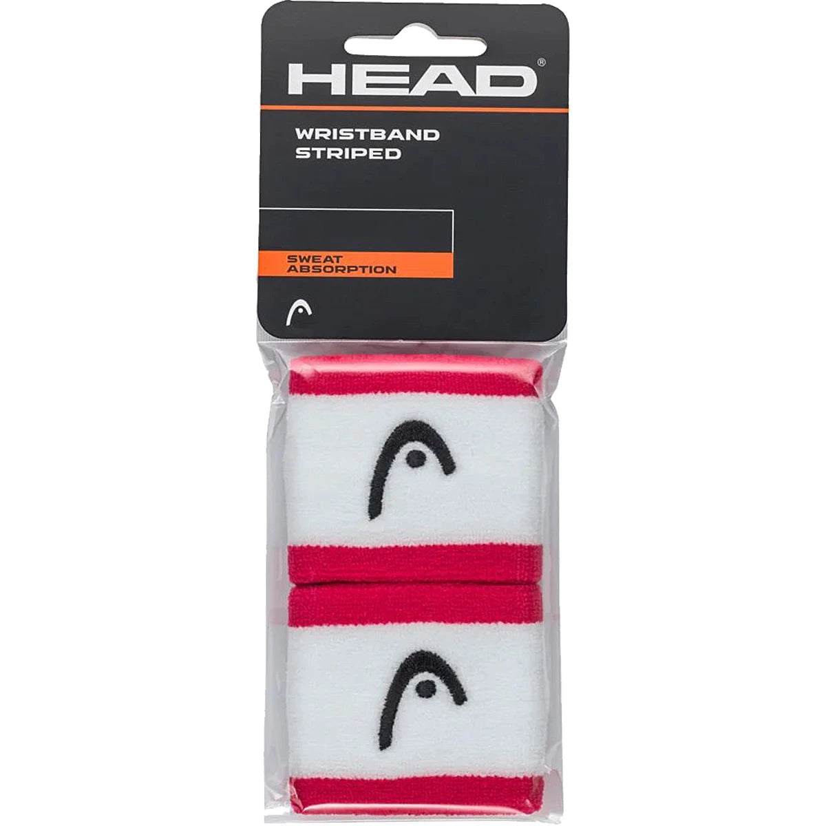 Paire de Serre Poignets Head Simple 2.5" Striped
