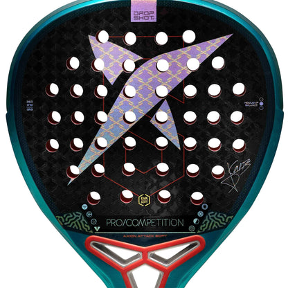 Raquette Padel Test Drop Shot Axion Attack Soft